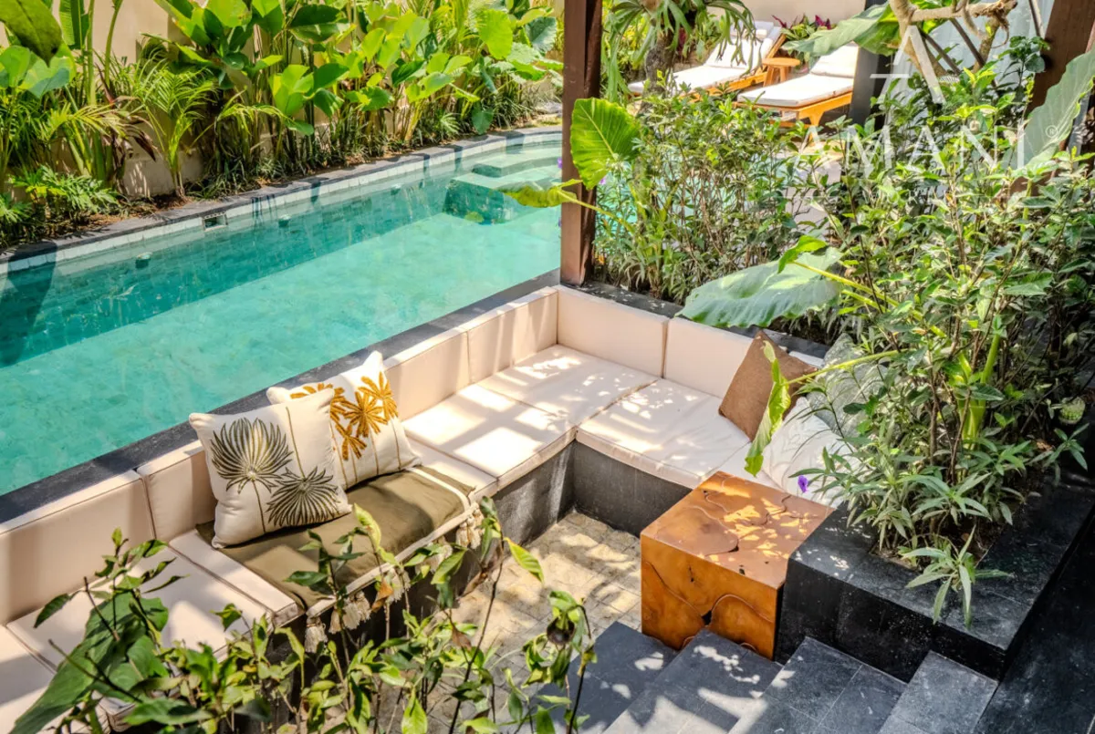 Vila Canggu — lounge priestor